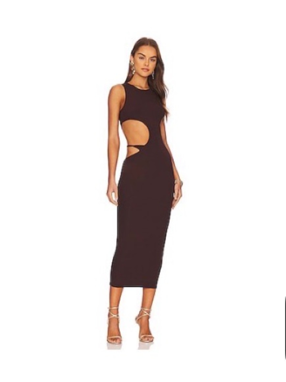 Super down brown dress
